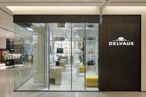 德尔沃 Delvaux 韩国新世界时代广场线下精品店外观